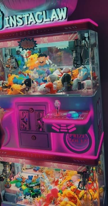 Instaclaw's neon claw machines